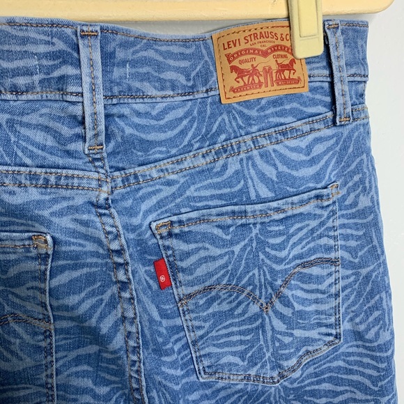 Levi's 720 High Rise Super Skinny Zebra Jeans 30 - Picture 7 of 7